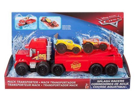 Disney Pixar Cars Splash Racers Mack Transporter Supply