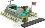 Disney Pixar Cars Precision Series Sarge s Surplus Hut Playset Cheap