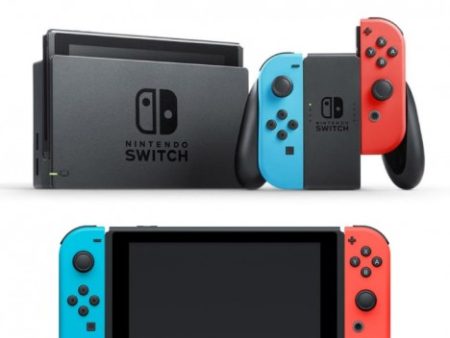 Nintendo Switch with Neon Blue Neon Red Joy-Con Online Hot Sale