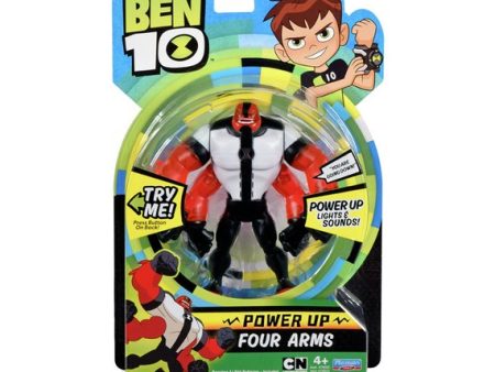 Ben 10 6  Deluxe Power Up Figures - Four Arms on Sale