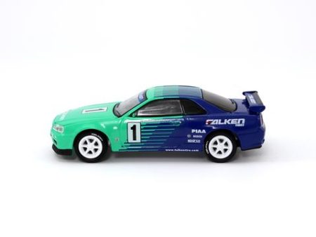 Tarmac x Greenlight Nissan GTR R 35 FALKEN Supply