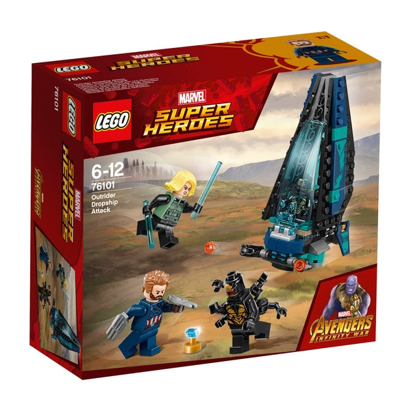 Lego Marvel Super Heroes Marvel Avengers Infinity War Outrider Dropship Attack Set For Cheap