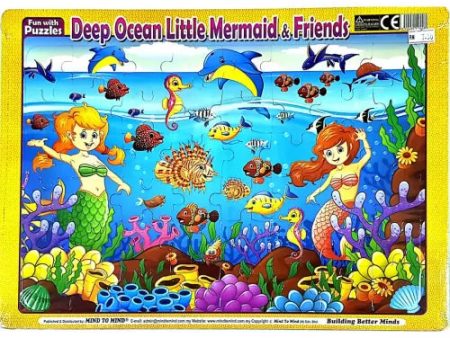 Fun With Puzzles Deep Ocean Little Mermaid & Friends For Sale