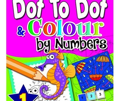 My Little Hands : Dot To Dot & Colour By Numbers Cheap