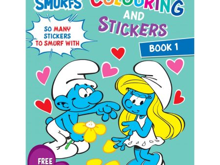 The Smurfs - Colouring And Stickers Book 1 For Cheap