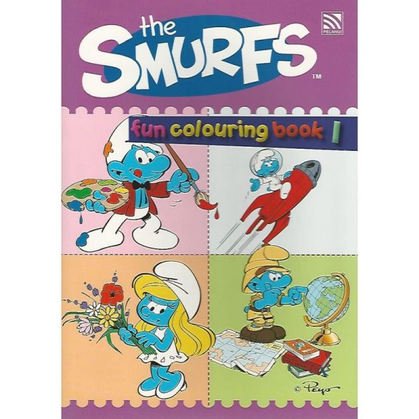 The Smurfs Fun Colouring Book 1 For Cheap