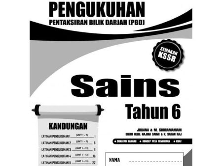 Latihan Pengukuhan KSSR - Vision Sains Tahun 6 For Cheap