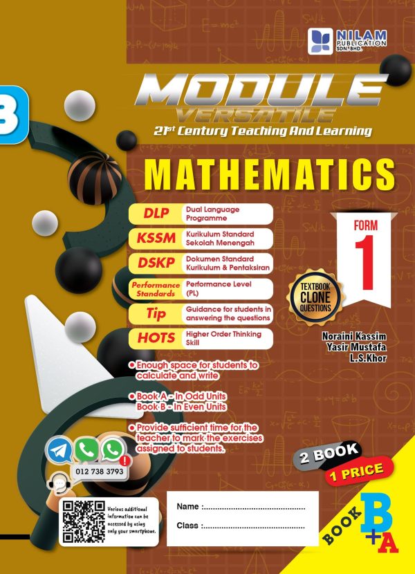 Modul Versatile 21st Century T&L Mathematics F1 (A+B) 2022 Online