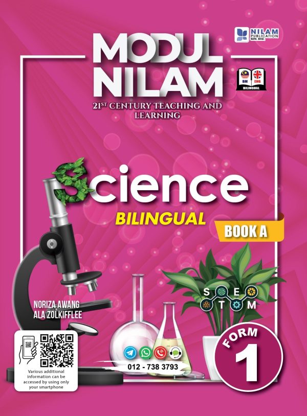 Modul Nilam 21st Century T&L Science F1 Book A Bilingual 2022 For Sale