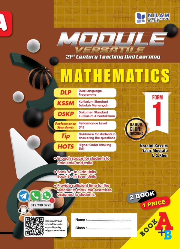 Modul Versatile 21st Century T&L Mathematics F1 (A+B) 2022 Online