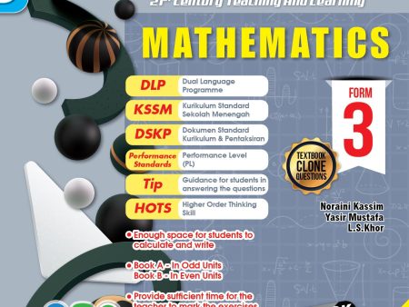 Modul Versatile 21st Century T&L Mathematics F3 (A+B) 2022 Sale