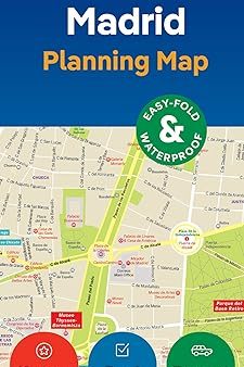 Lonely Planet Madrid City Map (2nd Edition) Cheap